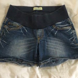 Maternity Jean shorts